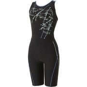 スプラッシュドットルースンニースキン Splash Dot Loosen Kneeskin SFW12059 ブルー×ホワイト BW Mサイズ [水着 レディース]