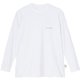 ナウター/ロングスリーブラッシュティー NOWTER/L/S RUSH T KSU34111 ホワイト W Mサイズ [アウトドア カットソー ユニセックス]