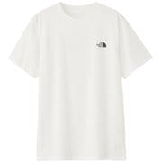 ショートスリーブランメッシュスクエアロゴティー S/S Run Mesh Square Logo Tee NT32470 グレイッシュホワイト GS Mサイズ [ランニングウェア シャツ メンズ]