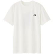 ショートスリーブランメッシュハーフドームティー S/S Run Mesh Half Dome Tee NT32471 グレイッシュホワイト GS Sサイズ [ランニングウェア シャツ メンズ]