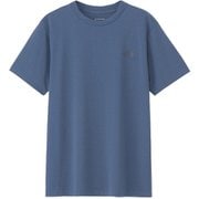 ショートスリーブランメッシュハーフドームティー S/S Run Mesh Half Dome Tee NT32471 シェイディーブルー SB Lサイズ [ランニングウェア シャツ メンズ]