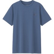 ショートスリーブランメッシュハーフドームティー S/S Run Mesh Half Dome Tee NT32471 シェイディーブルー SB XLサイズ [ランニングウェア シャツ メンズ]