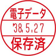 データーネームEX18号C式BK電子データ/保存済 赤 (電子帳簿保存法対応商品) XGL-18C