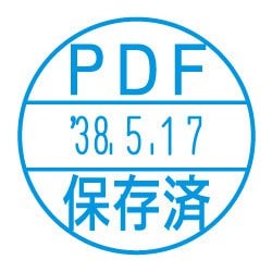 データーネームEX18号C式BKPDF/保存済 藍 （電子帳簿保存法対応商品） XGL-18C