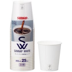 FMX SWペーパーカップ 205ml 25P C2025SNP