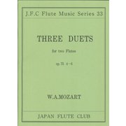 （33）モーツァルト作曲 フルート二重奏曲op.75 №4～6 [ムックその他]
