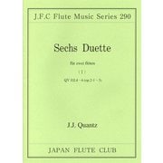 （290）クヴァンツ作曲 6つの二重奏曲（1）QV3：2.4-6 OP.2-1-3 [ムックその他]