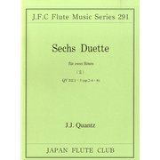 （291）クヴァンツ作曲 6つの二重奏曲（2）QV3：2.1-3 OP.2-4-6 [ムックその他]