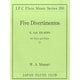 （295）モーツァルト作曲 5つのディヴェルティメント K.ANH229（439B）I [ムックその他]