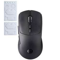 ワイヤレスゲーミングマウス V custom 無線（2.4GHz）/有線両対応 8ボタン 26,000DPI 最大加速50G 最大速度650IPS つまみ持ち 左右対称 充電式 ブラック M-VM610BK