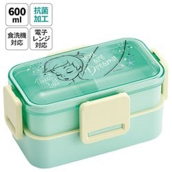 抗菌 食洗機対応 ふわっと2段弁当箱 ディズニーキャラクター ティンカーベル PFLW4AG