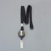 91cm リール付名札用ストラップ(黒) EA956VA-151