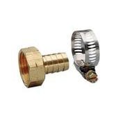 3/4” NHx15mm 雌ねじステム(ホースバンド付) EA124GC-53