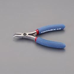 EA537T-61 [124mm/45°精密プライヤー（ESD/半丸/ベント）]