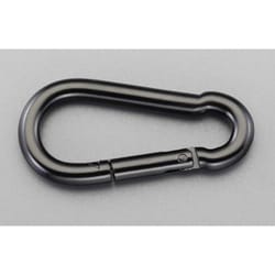 51x6.4mm スナップフック（スチール製/黒） EA638JP-111