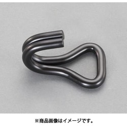 EA638FY-113 [50mm フック・ダブルJ型（スチール黒メッキ/2個）]
