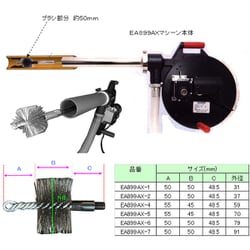 ヨドバシ.com - エスコ ESCO EA899AX-4 [59mm スチールブラシ] 通販