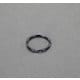 21.5x1.6mm キーリング（ブラック/スチール製/10個） EA638D-301