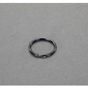 EA638D-301 [21.5x1.6mm キーリング（ブラック/スチール製/10個）]