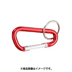 6x60mm カラビナフック（アルミ/レッド・10個） EA638JG-163B