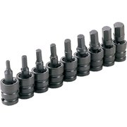 EA164DV-23 [1/2” DR/6-19mm（9個組） ユニバーサル 【INHEX】ソケット]
