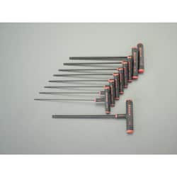 EA573BR-100 [5/64”-1/4” /9本組 【Ball-Hexagon】T型レンチ]