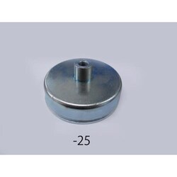 Φ100x22mm/M12x1.75/900N 強力マグネット EA781EH-25