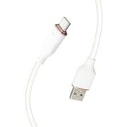 超柔らか!ふわふわソフトケーブル USB Type-Cケーブル USB2.0 QC3.0/最大18W 50cm ホワイト UCJ-AW50 WH