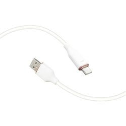 超柔らか！ふわふわソフトケーブル USB Type-Cケーブル USB2.0 QC3.0/最大18W 3m ホワイト UCJ-AW3M WH