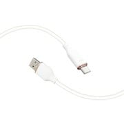 超柔らか!ふわふわソフトケーブル USB Type-Cケーブル USB2.0 QC3.0/最大18W 3m ホワイト UCJ-AW3M WH