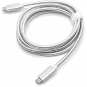 PD100W対応 USB3.2 Gen2準拠 TYPE-C to TYPE-Cケーブル 2m シルバー JTCC322-20SV