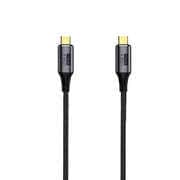 USB4準拠 PD充電100W 40Gbps 8K-60Hz対応 TYPE-C to TYPE-Cケーブル 0.3m ブラック JTU4CC03-BK