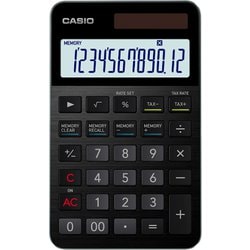 プレミアム電卓 大判ノート ブラック S100NB-BK