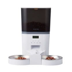 【2皿】エレコム 自動給餌器 中・小型犬 猫用 4L 最大容量約2.2kg Amazon | エレコム 自動給餌器 猫 中小型犬用 4L (約2.2kg