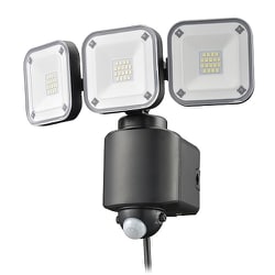 monban 防犯センサーライト 3灯コンセント式 4500ルーメン LS-A450W3