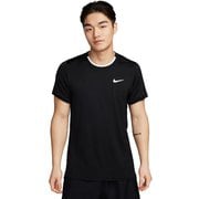 コート アドバンテージ Dri-FIT テニストップ FD5321 011 ブラック/ホワイト Sサイズ [テニス 半袖シャツ メンズ]