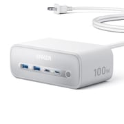 Anker Charging Station 7-in-1(USB-C×2/USB-A×2/AC差込口×3) 最大100W急速充電 ホワイト A91C4N21