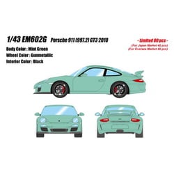 EM602G 1/43 ポルシェ 911 997.2 GT3 2010 ミントグリーン [レジンキャストミニカー]