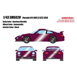 EM602H 1/43 ポルシェ 911 997.2 GT3 2010 アメジストメタリック [レジンキャストミニカー]