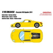 EML045E 1/18 ポルシェ 918 スパイダー 2011 レーシングイエロー [レジンキャストミニカー]