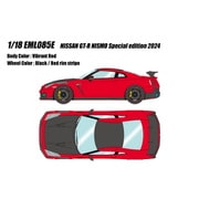 EML085E 1/18 日産 GT-R ニスモ スペシャルエディション 2024 バイブラントレッド [レジンキャストミニカー]