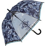 長傘 55cm ジャンプ式 リーフカモフラージュ ネイビー 554-037