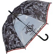 長傘 55cm ジャンプ式 リーフカモフラージュ ブラック 554-037
