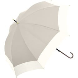 長傘 60cm ジャンプ式 バイカラー グレージュ 714-057