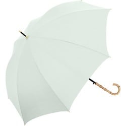 長傘 60cm ジャンプ式 8本骨バンブー無地 ミントグリーン 714-062