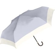 折りたたみ傘 婦人用 Natural Basic 55cm くすみバイカラー 55cm 手開き式 グラスファイバー骨(親骨) 耐風仕様 バイオレット 724-057