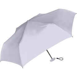 折りたたみ傘 Natural Basic 50cm 無地フラット 50cm 手開き式 パウダーブルー 723-002
