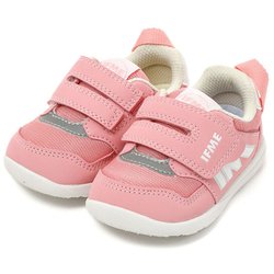 IFME ワンベルトベーシックカラースニーカー 204302 PINK 12cm [ウォーキングシューズ ベビー]