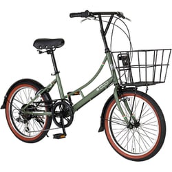 折りたたみ自転車 20インチ シマノ 6段変速 ミニベロ フロント