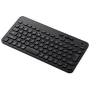ワイヤレス キーボード Bluetooth 無線 メンブレン テンキーレス コンパクト 日本語配列 抗菌 ブラック TK-CM10BMKBK